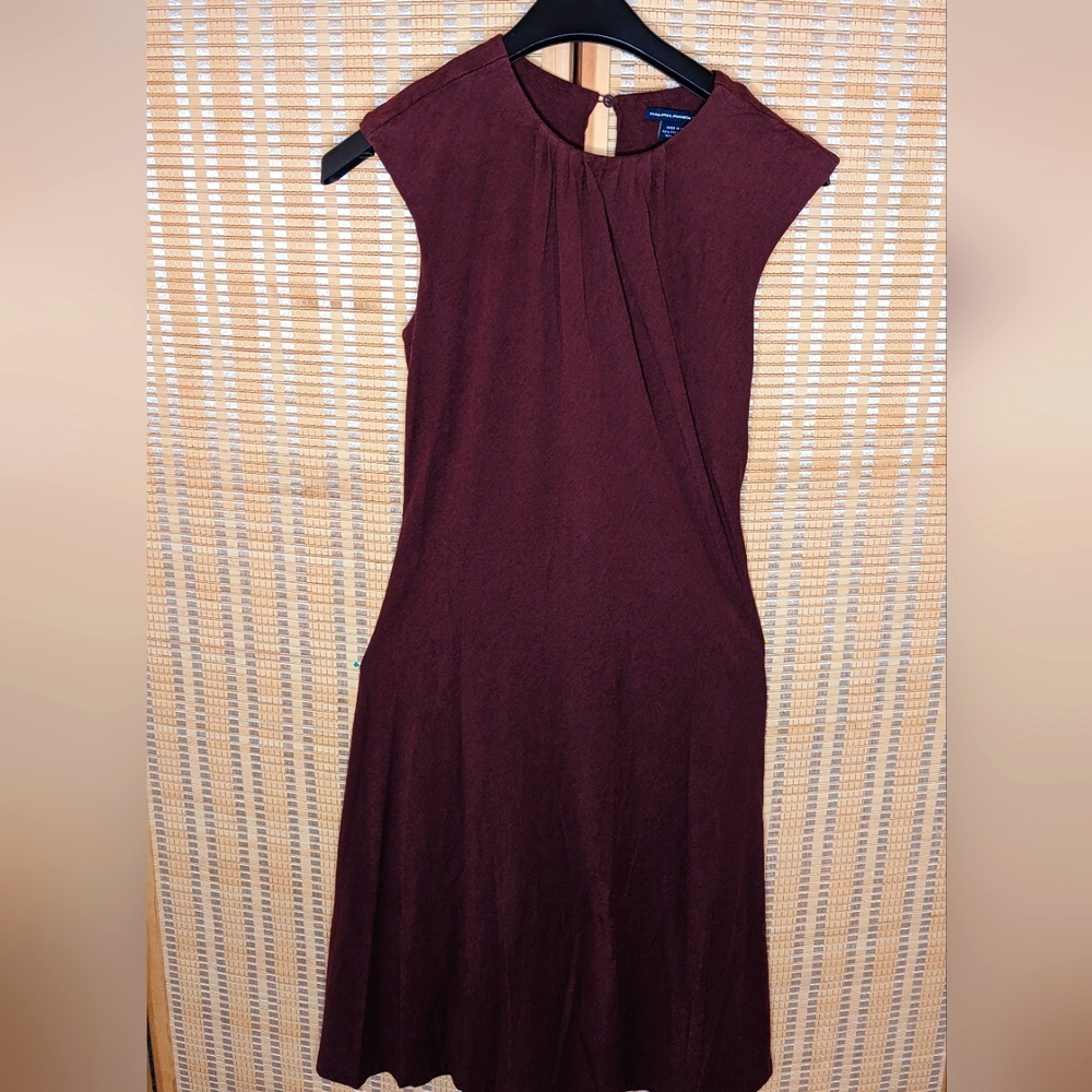 High Neck Red Jersey Ralph Lauren Sport Dress